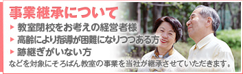 事業継承について